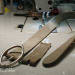 Укорачивание кожанного ремня